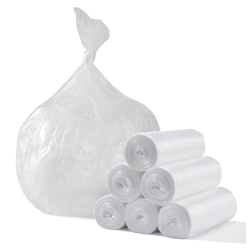TYPLASTICS 45-48 Gallon Clear Trash Can Liners - 43" x 48" - High Density Garbage Bags - 200 Pack - Multipurpose for Office, Yard, Recycling, Industrial and Commercial - Image 3